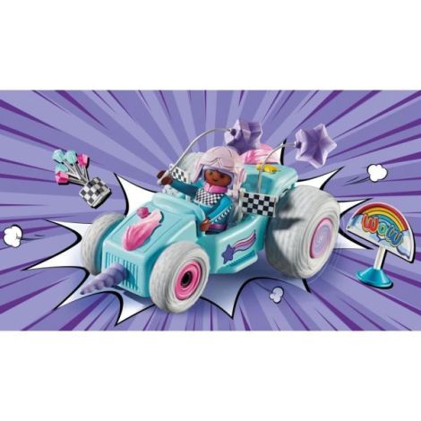 Playmobil Kart Unicorn Pullback Jucărie - imagine 4