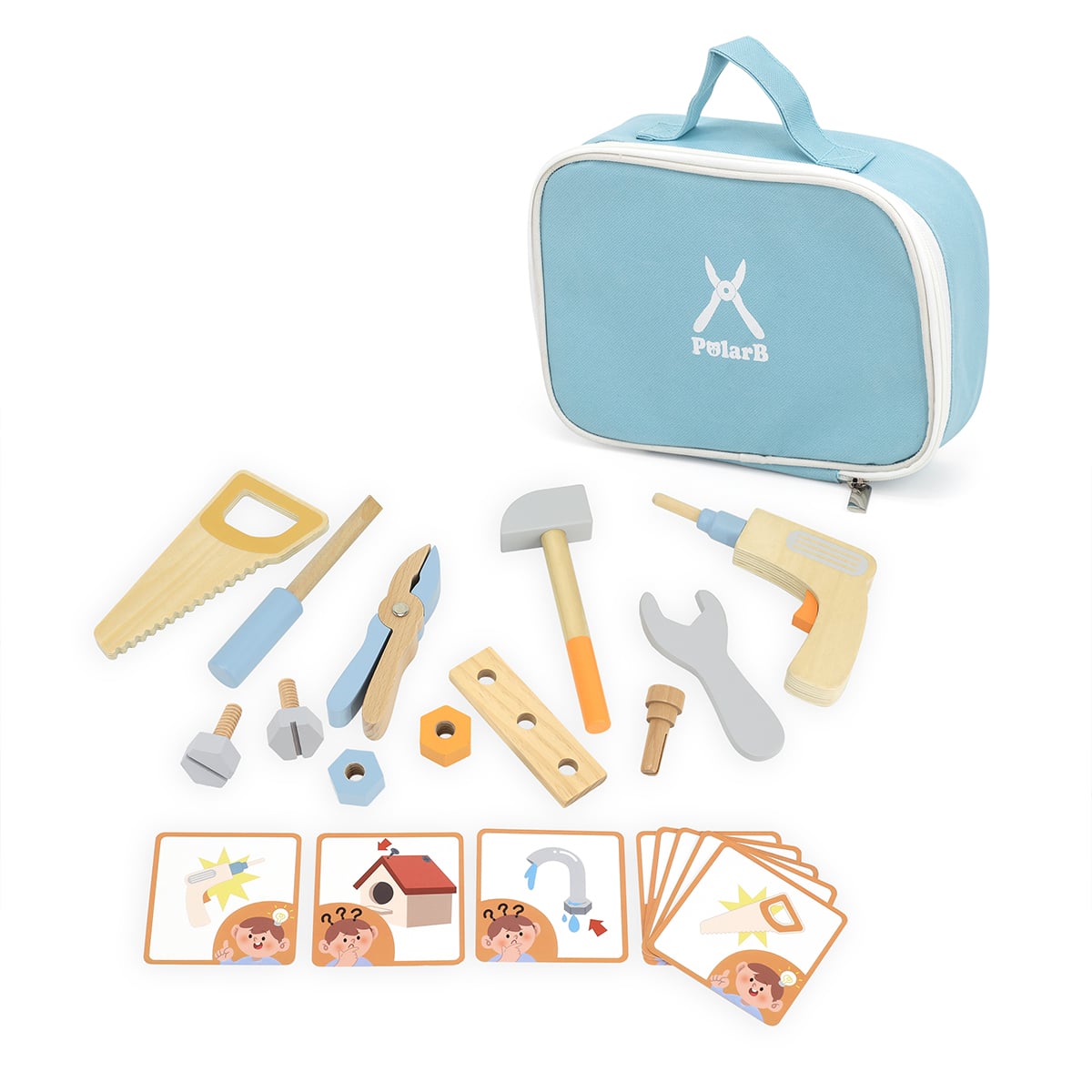 Set Unelte Lemn Viga PolarB | Jucarie Educativa