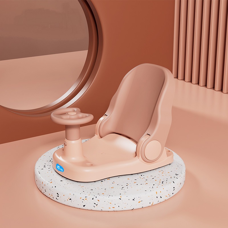 Scaun Baie Little Mom Driver Pink | Volan, 3 Pozitii