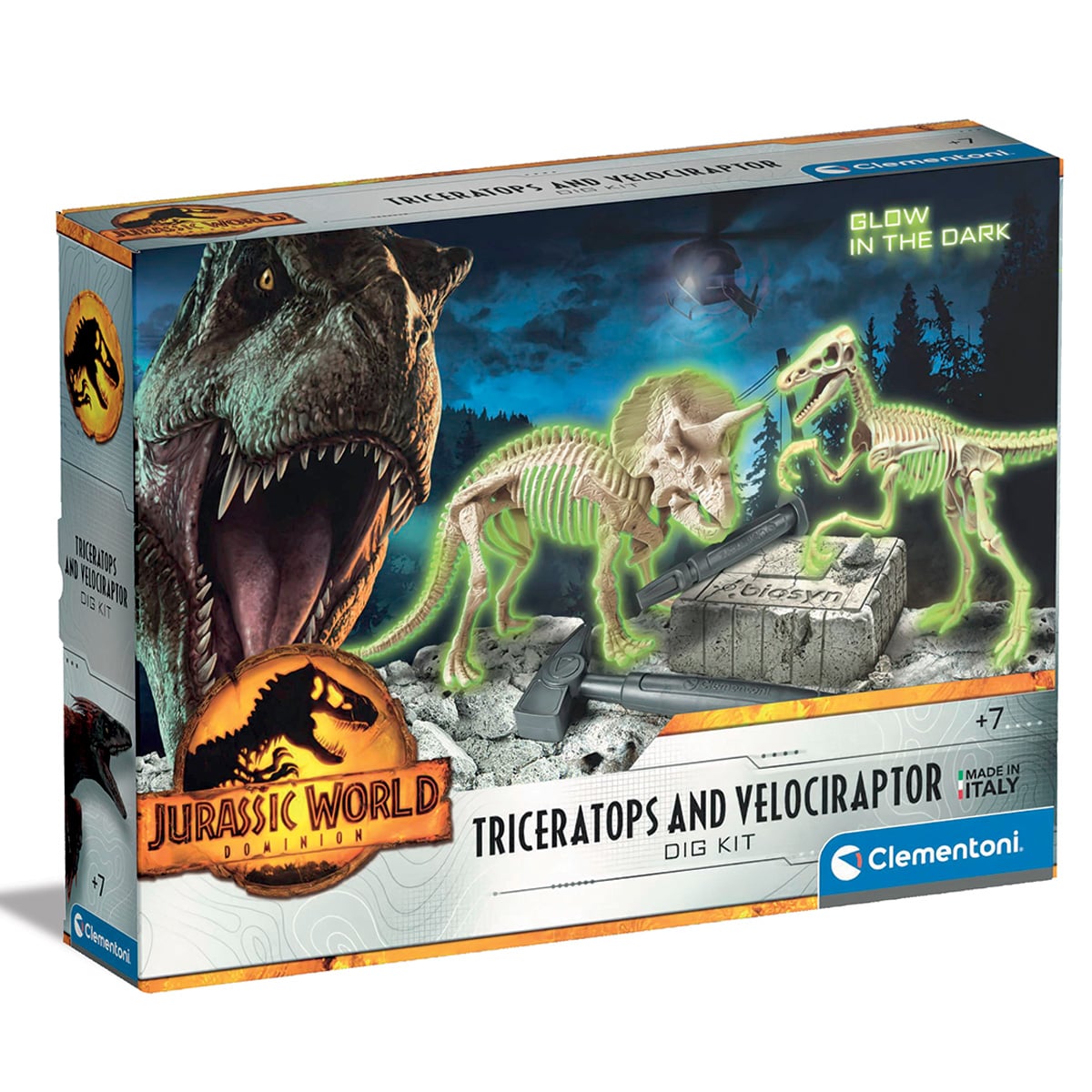 Kit Arheologic Clementoni Glow Dinozauri