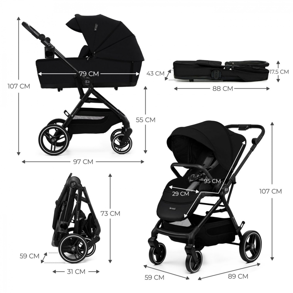 Kinderkraft Yoxi 2in1 Carucior Premium - imagine 6