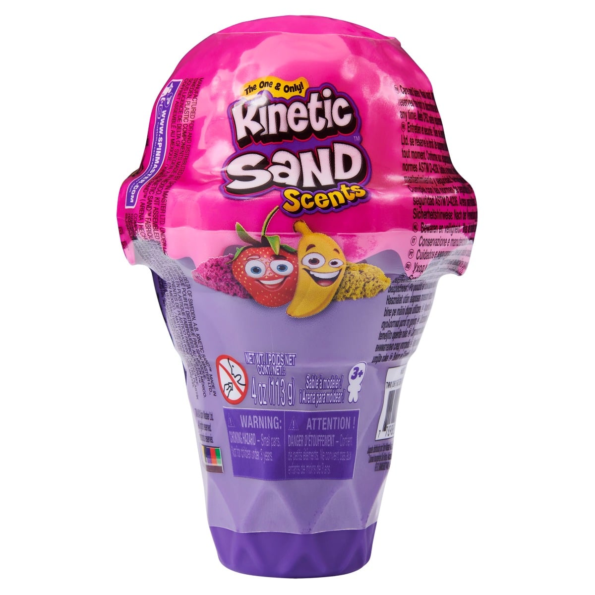 Kinetic Sand Forma Înghețată Strawberry Banana