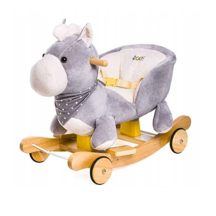 Balansoar 2in1 Doris Căluț Gri | Distracție Sigură - imagine 6