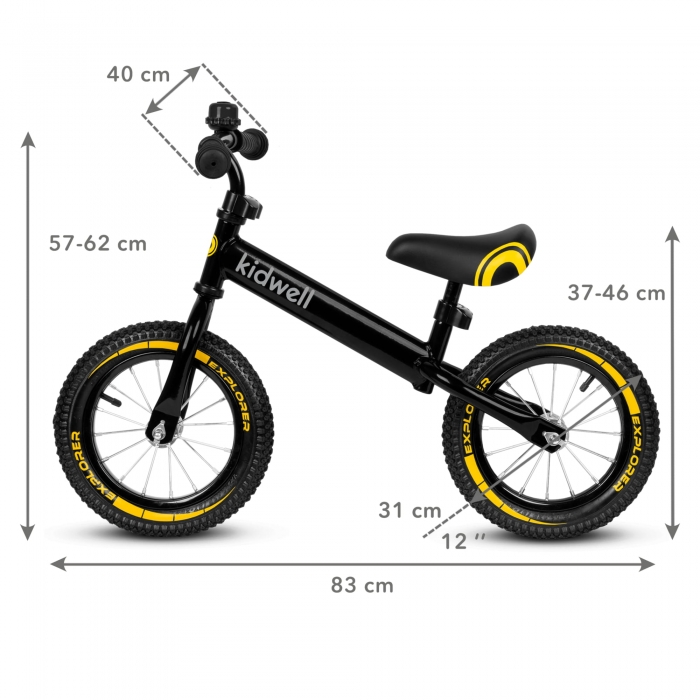 Kidwell Cruzer Explorer Black - Ușoară 3.5kg - imagine 5
