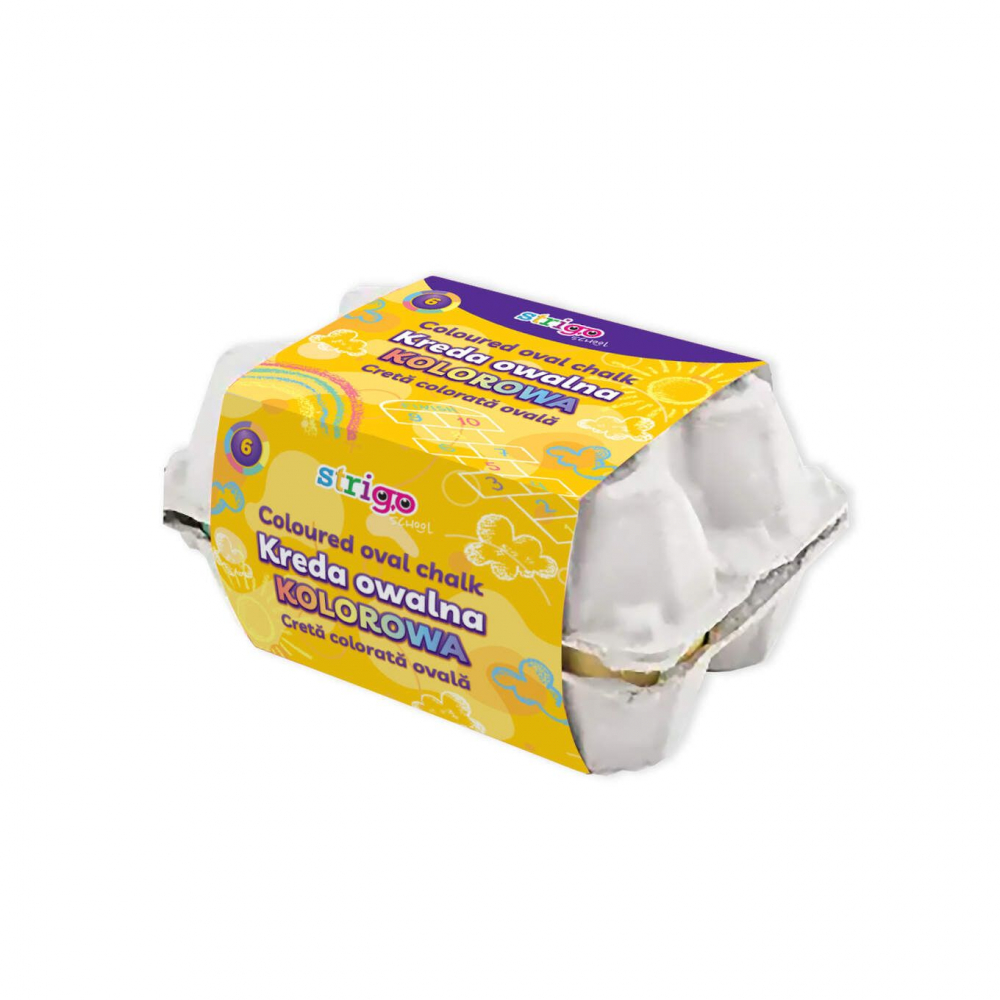 Creta Strigo Ou, 6 Culori Pastelate