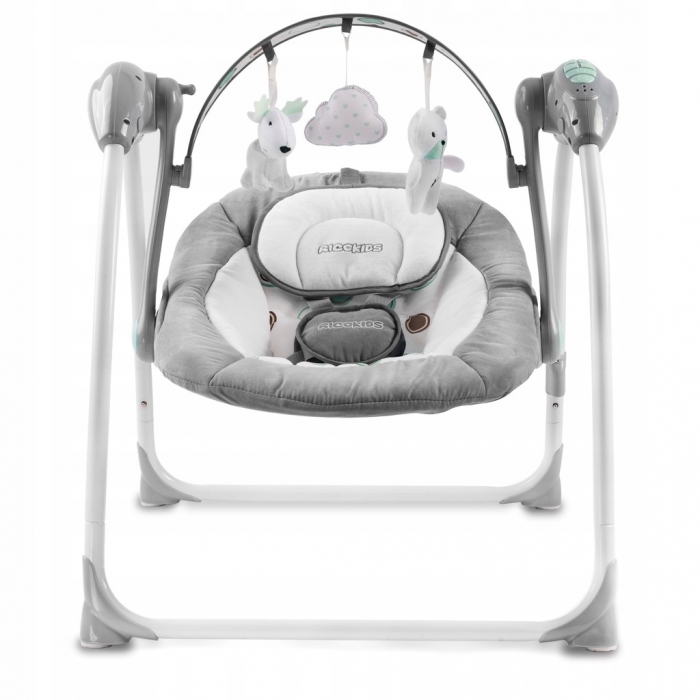 Leagan Electric Ricokids 7321 Gri cu Muzica