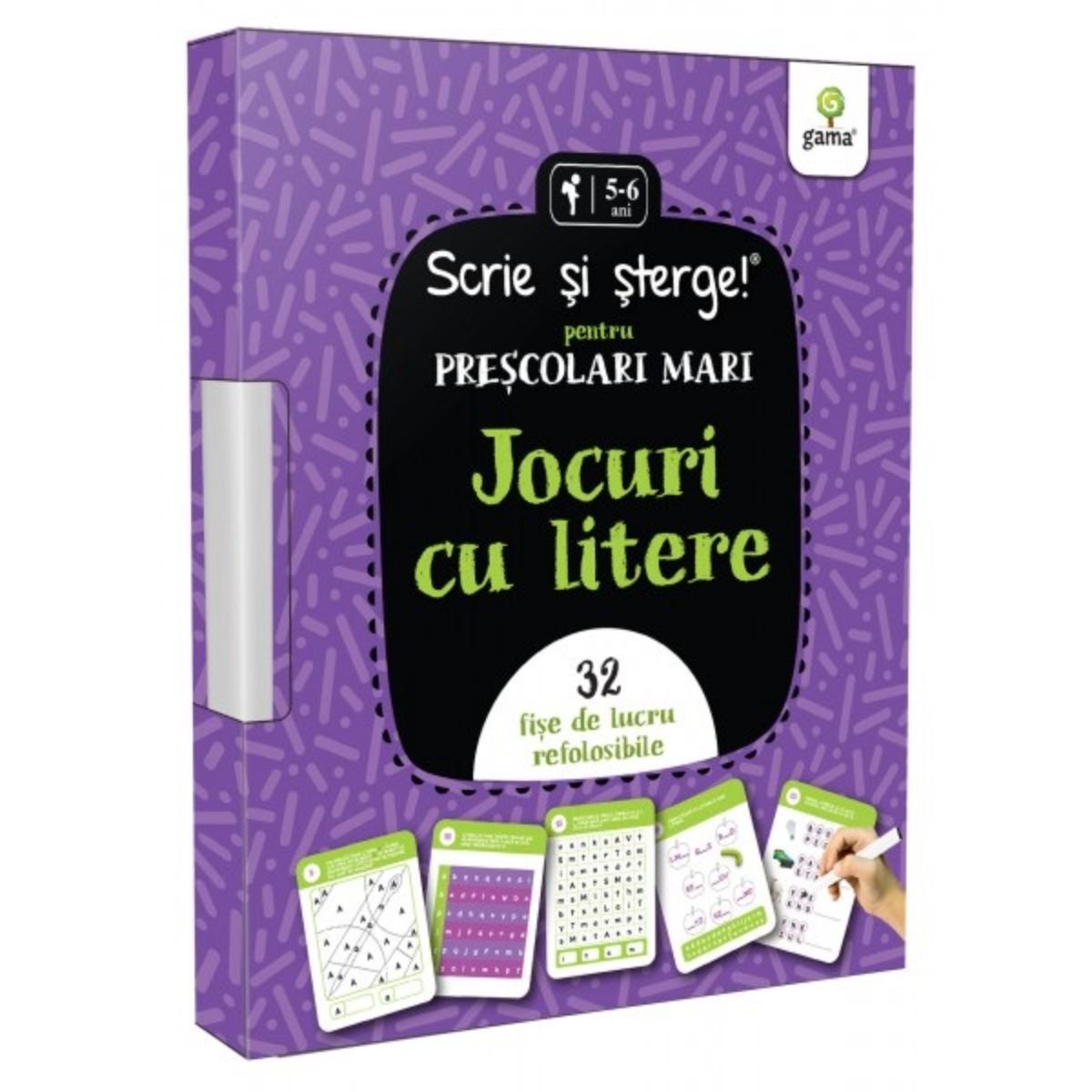 Jocuri cu litere Gama | Scrie și șterge