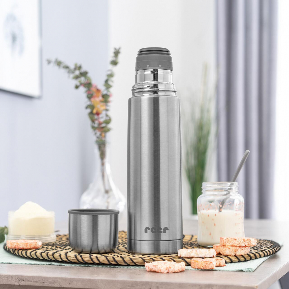 Sticlă Termos Reer Pure 450ml Otel Inoxidabil - imagine 3