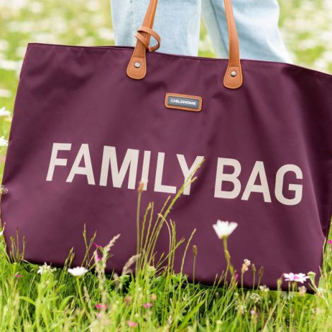 Geanta Childhome Family Bag Visiniu - Spațioasă și Practică - imagine 4