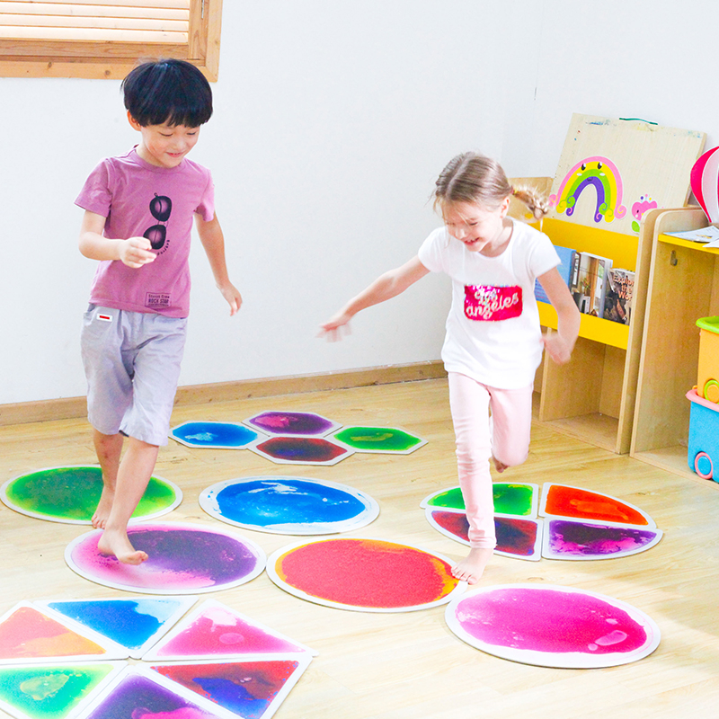 Playlearn Placi Senzoriale Gel - 4 Bucati - imagine 6
