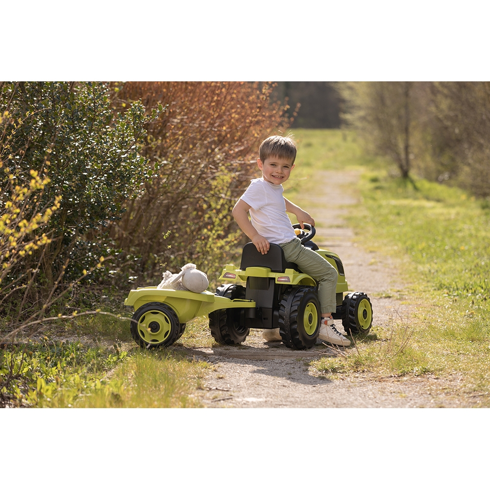 Tractor cu pedale Smoby Farmer XL și remorcă - imagine 5