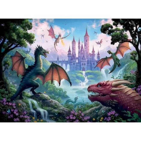 Puzzle Dragoni Ravensburger 300 piese