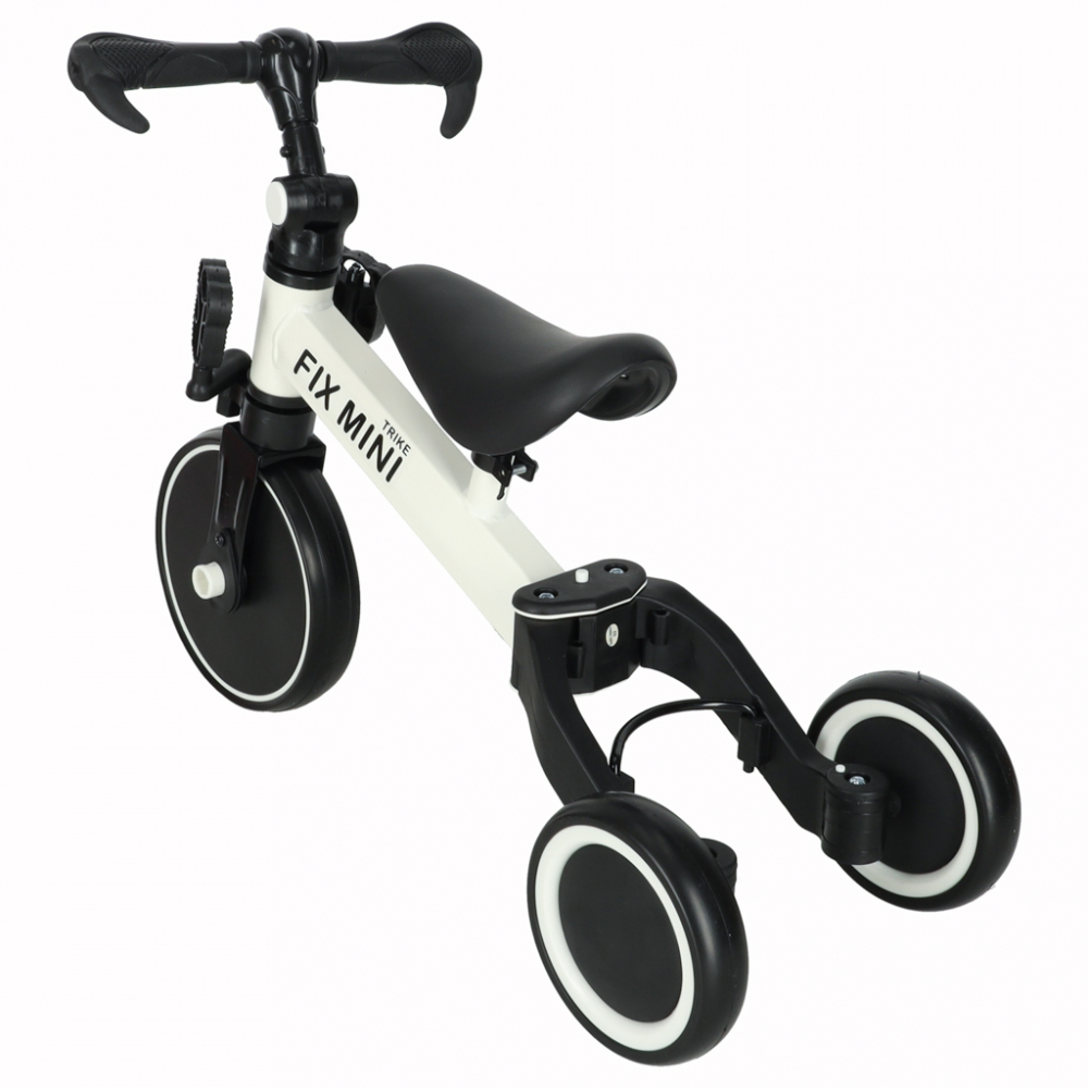 Tricicleta Ikonka 3in1 Trike Fix White, Alba - imagine 7