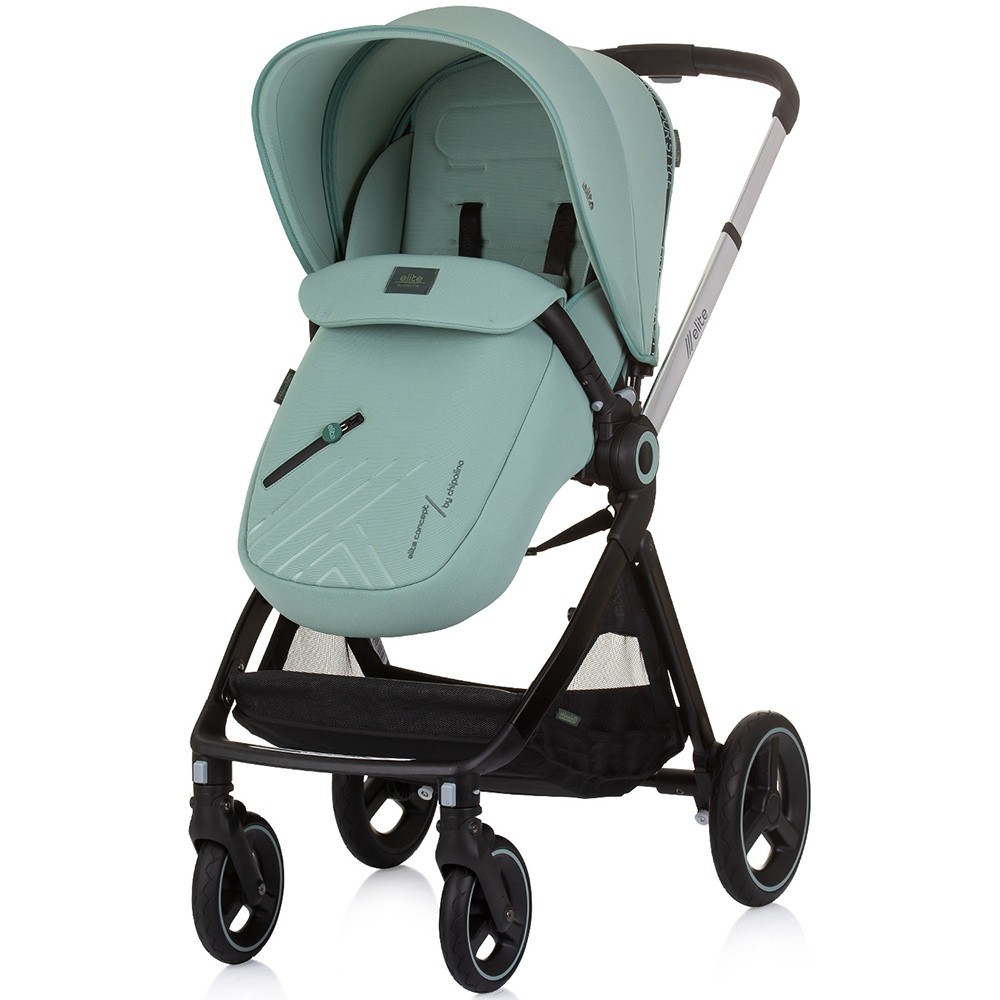 Carucior Chipolino Elite 3 in 1 Pastel Green i-Size - imagine 4
