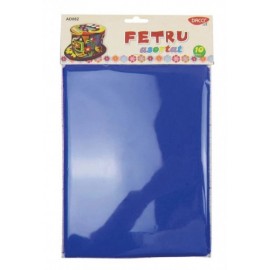 Set 10 Bucăți Fetru Asortat Daco - 5 Culori A4