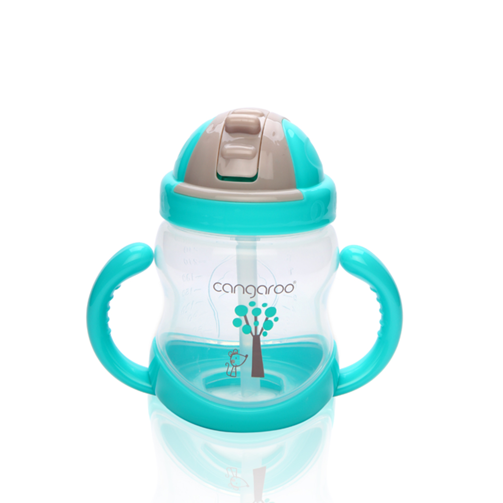 Canuta Cangaroo Blue, cu pai anticolici, 280 ml - imagine 2