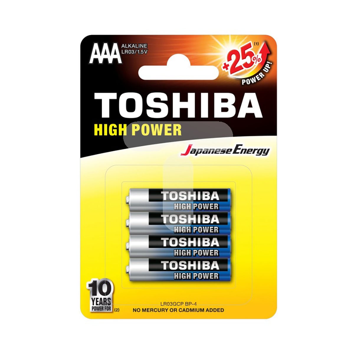 Baterii Toshiba AAA High Power, Set 4 bucăți