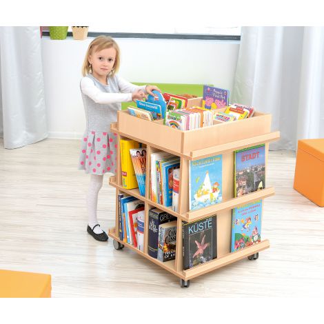 Dulap pe roți Flexi Moje Bambino, Mesteacăn - imagine 2