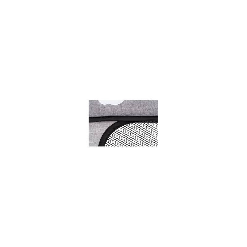 Patut pliabil Fillikid Standard Melange Grey cu roti - imagine 2