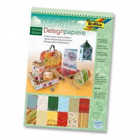 Hartie Stralucitoare Iarna Folia Paper - 12 Coli