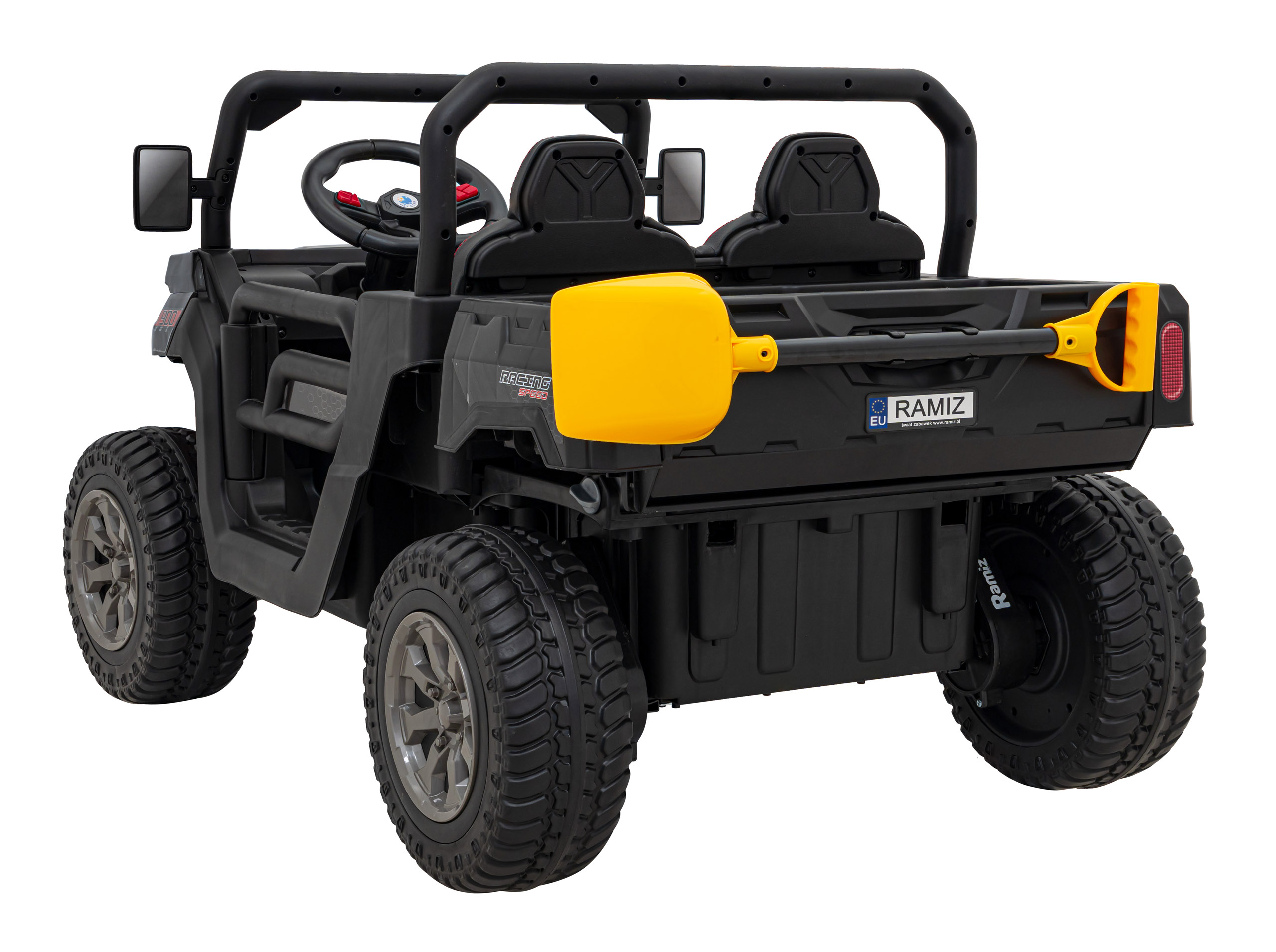 Masinuta Electrica 4x4 PICK UP SPEED Negru - imagine 3