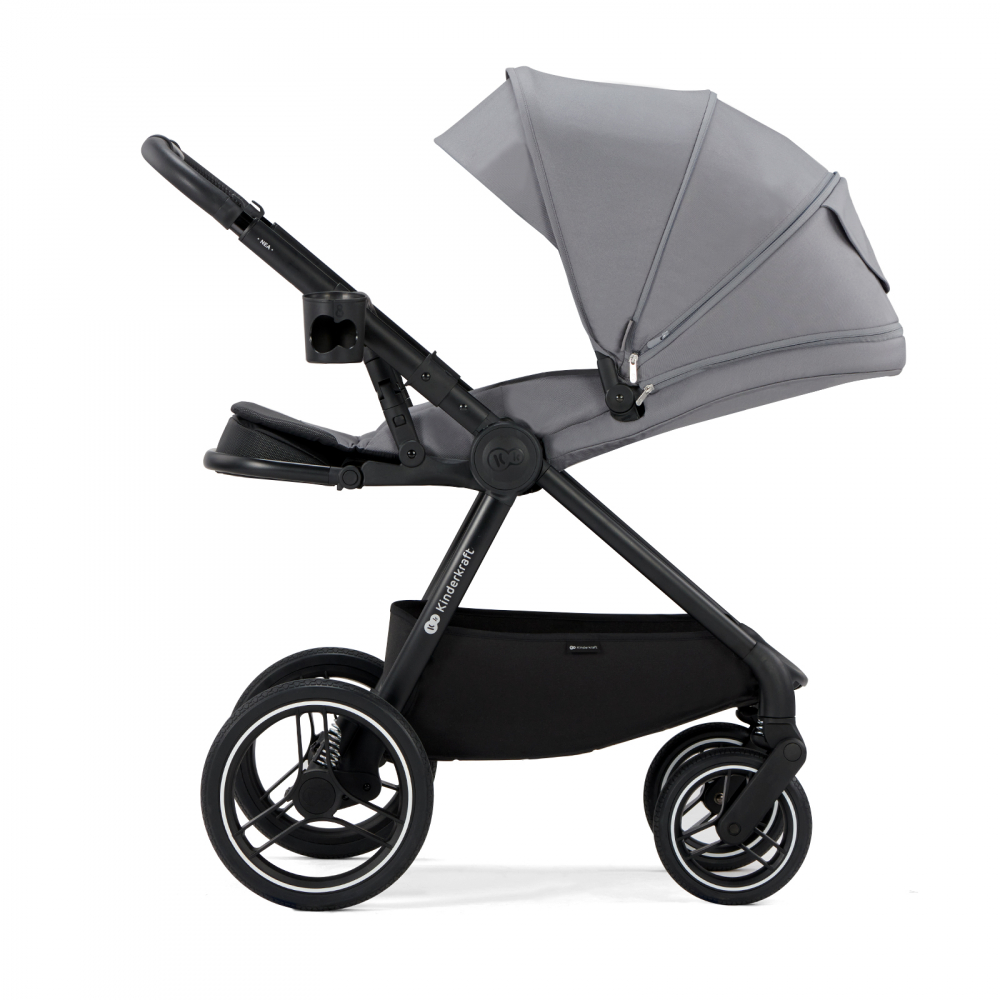 Carucior Kinderkraft Nea 2 in 1 Platinum Grey - imagine 7