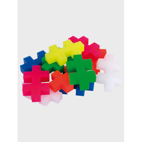 Set Constructie Plus-Plus Neon 15 Piese Educativ - imagine 3