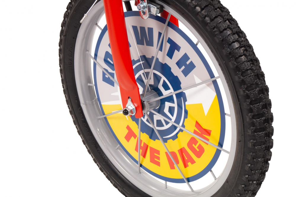 Bicicleta Paw Patrol Red 16" Toimsa | Roti ajutatoare - imagine 2