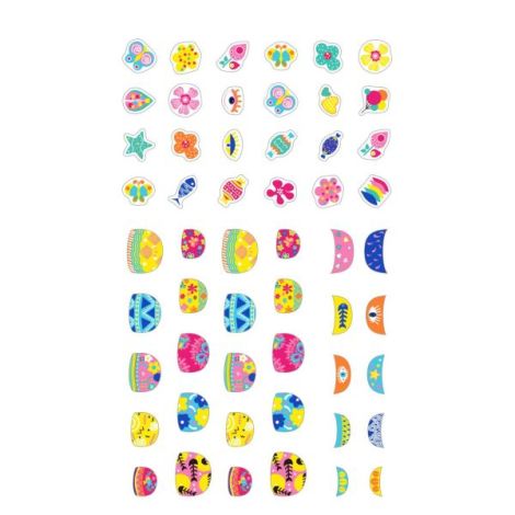 Stickere Unghii Flori Avenir - Design Sclipici - imagine 2