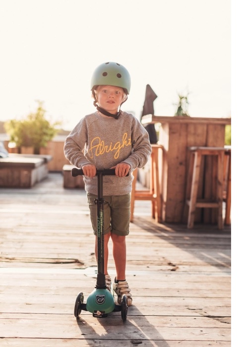 Trotineta Scoot and Ride Highwaykick 3 LED Forest - imagine 6