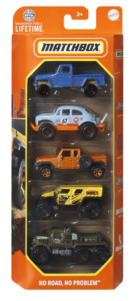 Set 5 Masinute Matchbox MBX Metalice 1:64