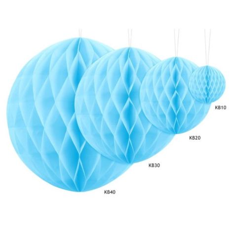 Decoratiune Honeycomb Albastru Party Deco - imagine 2