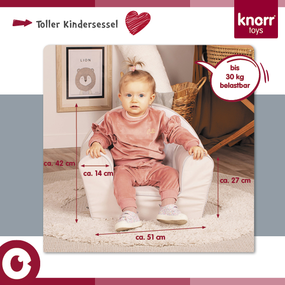 Fotoliu Knorr Toys Happy Bear Bumbac Moale - imagine 3