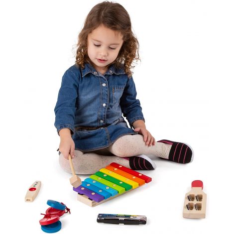 Set 7 Instrumente Muzicale Melissa & Doug - Educațional - imagine 3
