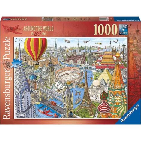 Puzzle Ocolul Pamantului 1000p. Ravensburger - imagine 2