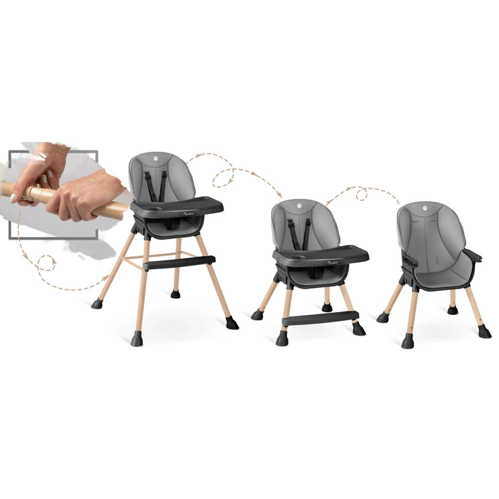 Scaun 3in1 Nukido Tilo GriNegru - Evolutiv 449RON - imagine 12