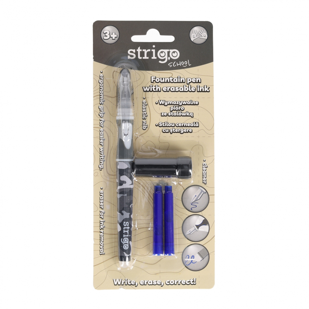Stilou Strigo cu cerneală ce se șterge + Accesorii