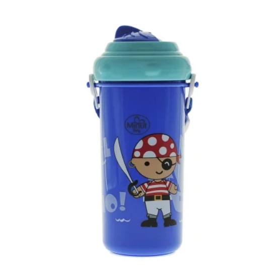 Cană Sport Minut Baby cu Pai și Curea - 360ml