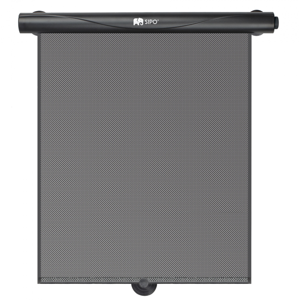 Parasolare Auto Rulou Sipo Negru - Protecție UV - imagine 2