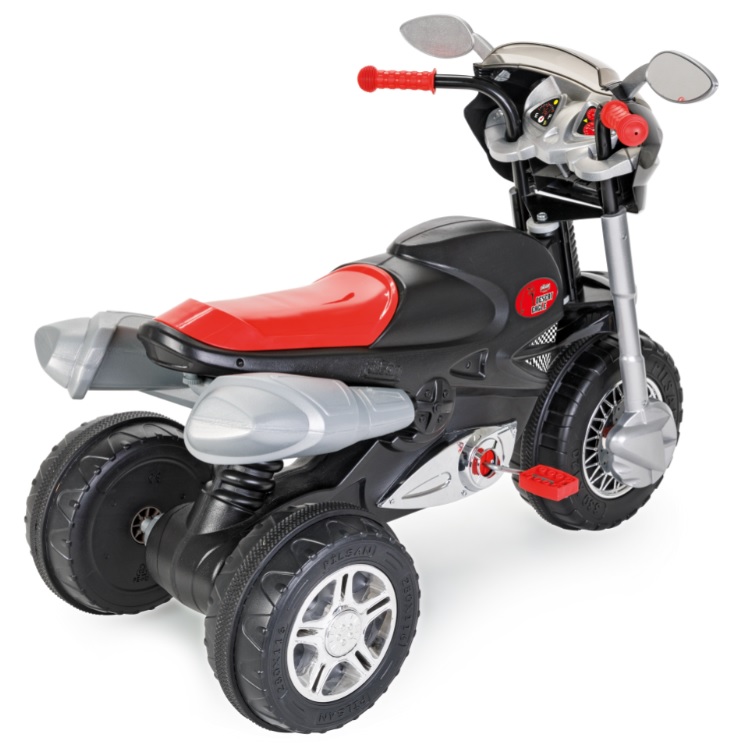 Motocicleta Pilsan Desert Eagle Black, cu pedale