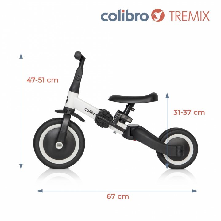 Colibro Tremix 4-in-1 Tricicleta Transformabila Magnetic - imagine 6