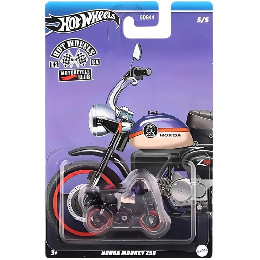 Hot Wheels Honda Monkey Z50 1:64 Metalic