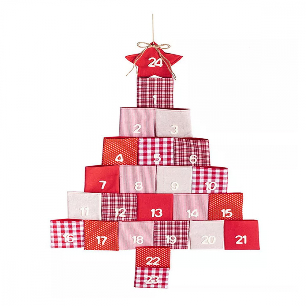 Calendar Advent Textil Fakopancs - Magie de Crăciun