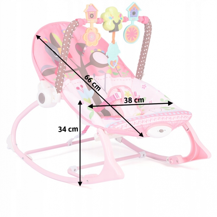 Balansoar 3 în 1 Ricokids 7303 Roz - imagine 6