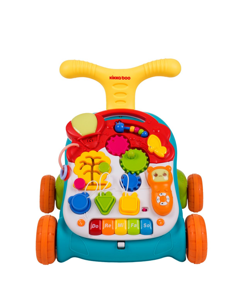 Antepremergator KikkaBoo 3IN1 Walk and Learn, Verde - imagine 2