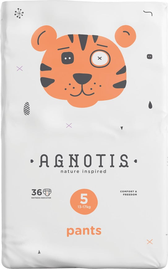 Agnotis Pants 5 (13-17 kg) Hipoalergenice, 36 Buc - imagine 5