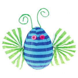 Hartie Creponată Dungată Moje Bambino - 10 Role Colorate - imagine 5