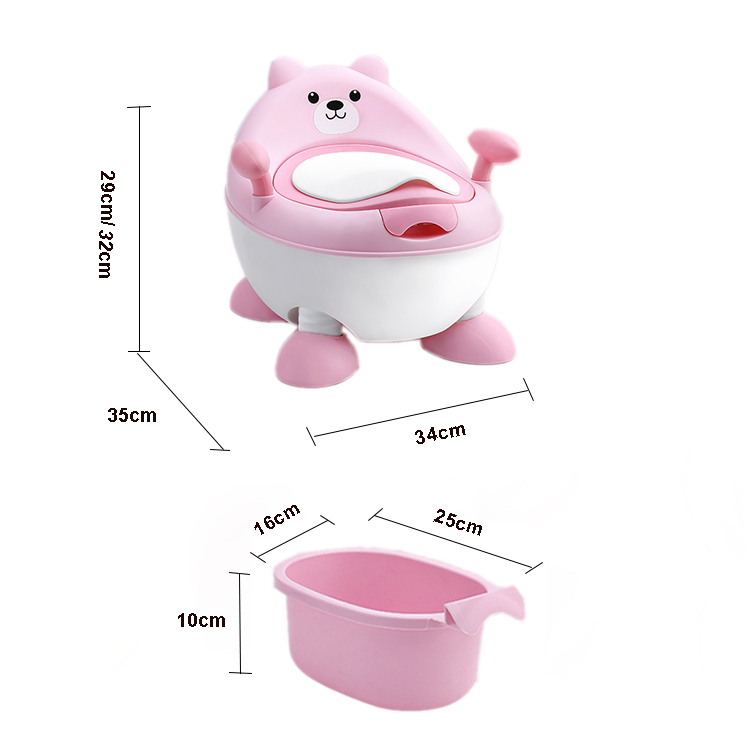 Olita Little Mom Bear Pink cu Suport Antiderapant