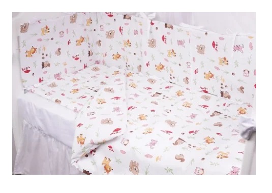 Lenjerie 6 piese patut 120x60 bumbac Confort Family - imagine 2