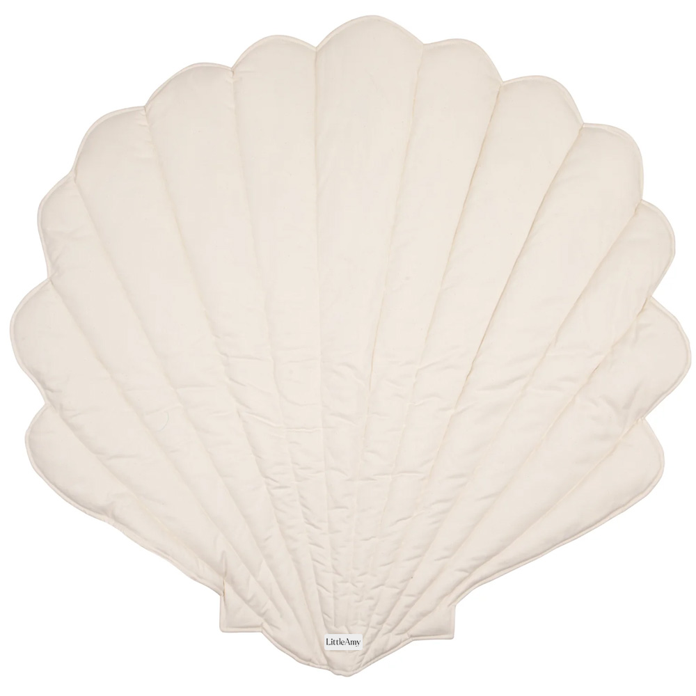 Saltea joaca Little Amy Catifea Seashell - imagine 2